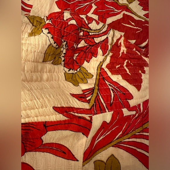 Band of Gypsy DANCING QUEEN RED FLORAL BRA CUP MINI DRESS NWT SIZE LARGE - Picture 6 of 7